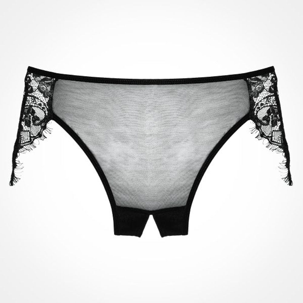 Whispers of Lace: Crotchless Temptation Unveiled