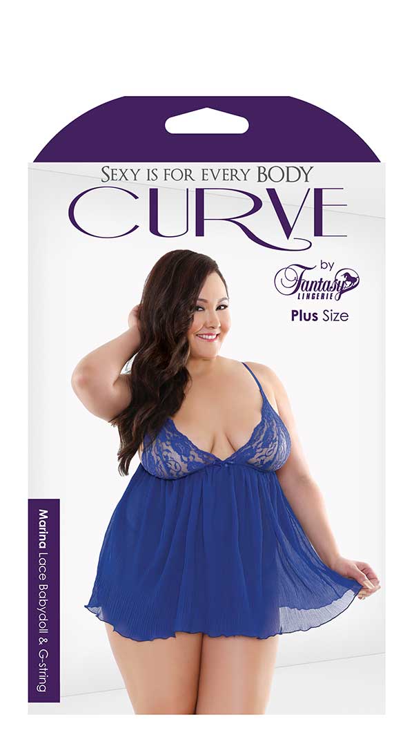 Whispers of Desire: Curve Marina Lace Temptation