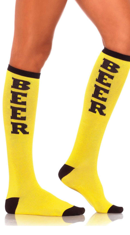 Savor the Night in Bold Beer Bliss Socks