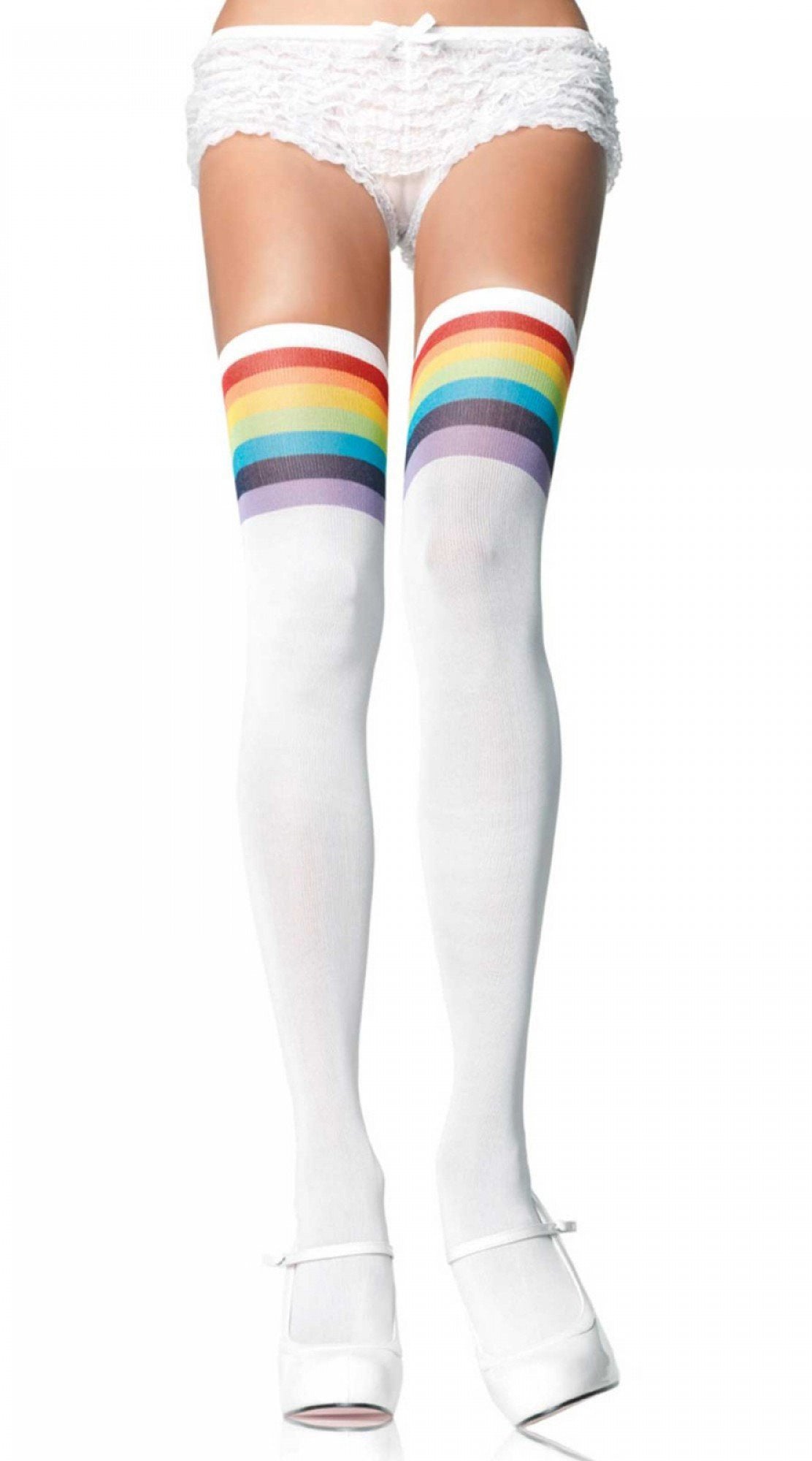 Chase the Dream Opaque Thigh Highs