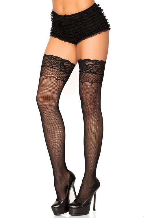 Seductive Bow Backseam Thigh Highs for Temptation
