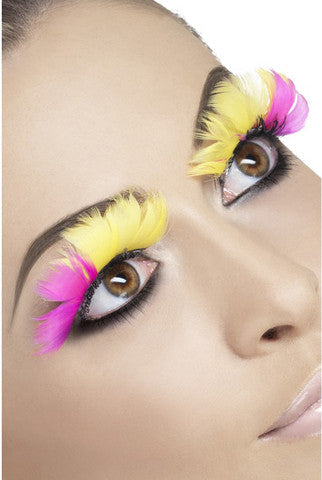 Whispers of Desire: Brown & White Feathered Allure