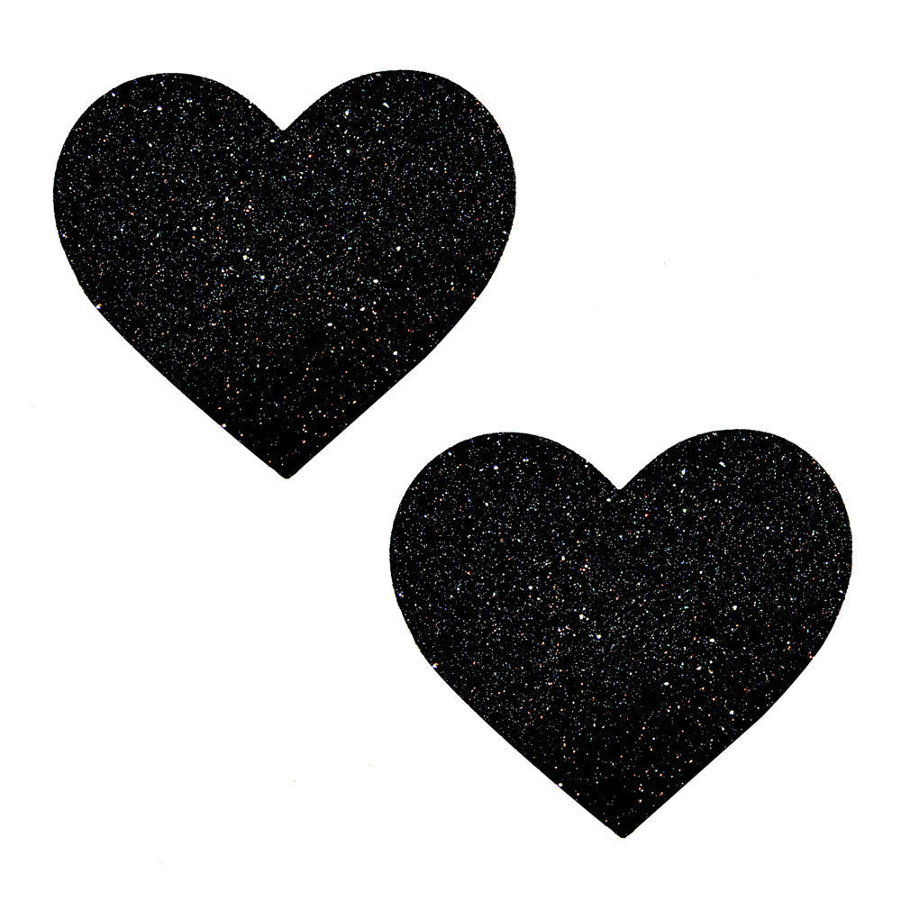 Glittering Temptation: Black Malice Nipztix Pasties