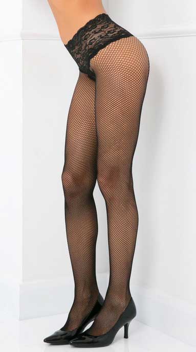 Lace Temptation: Ensnare Him in Fishnet Desire