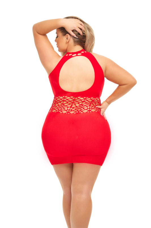 Entice and Ensnare: The Red Temptation Dress