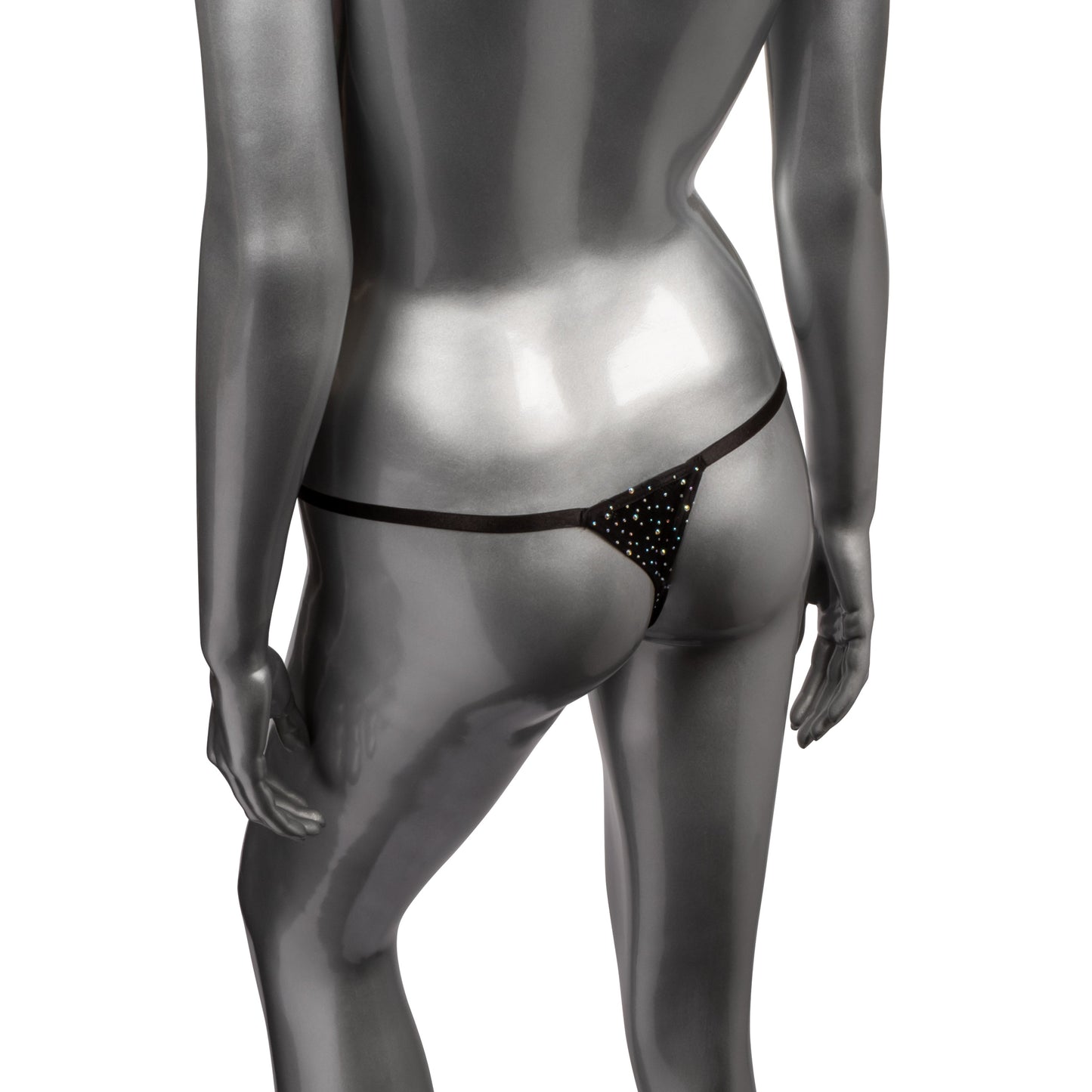 Ignite Your Desires: Black Crotchless Temptation