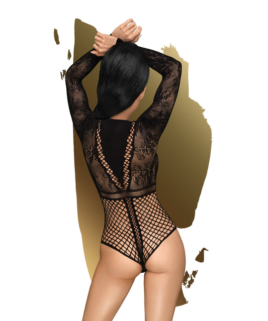 Whispers of Desire High-Necked Bodysuit
