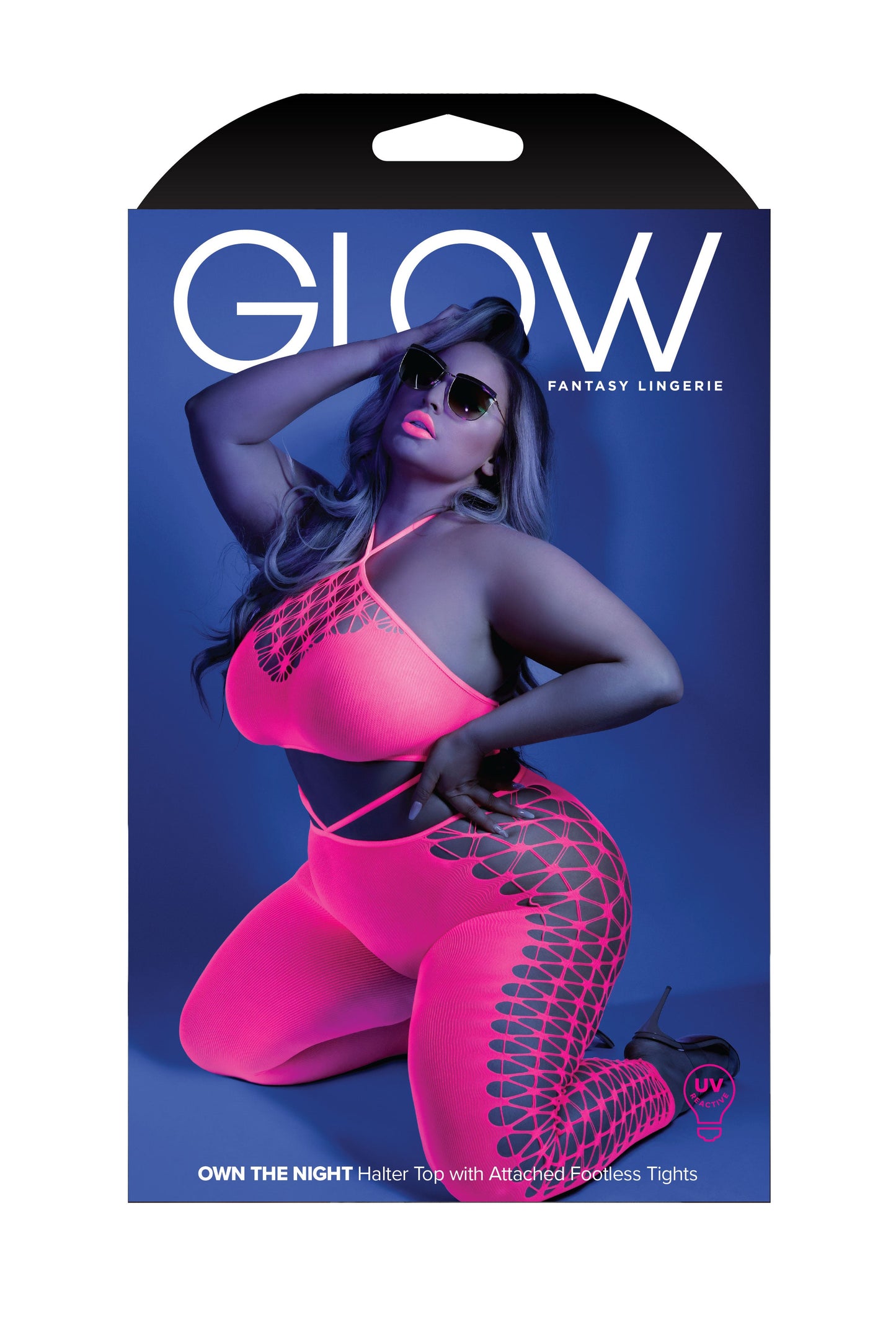 Claim Your Desire Halter Bodystocking in Curvy Allure