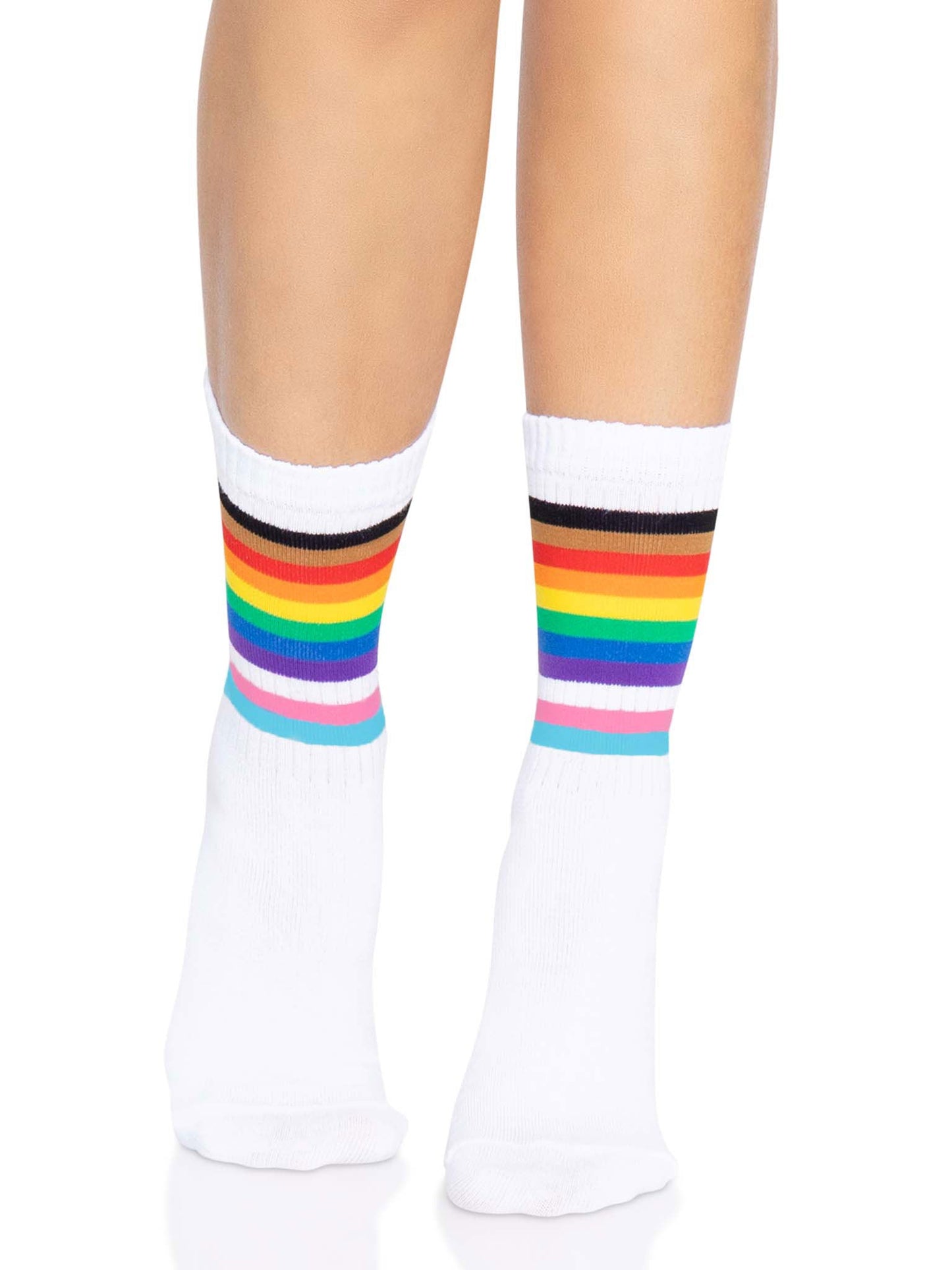 Rainbow Temptation Socks: Ignite Your Boldest Night