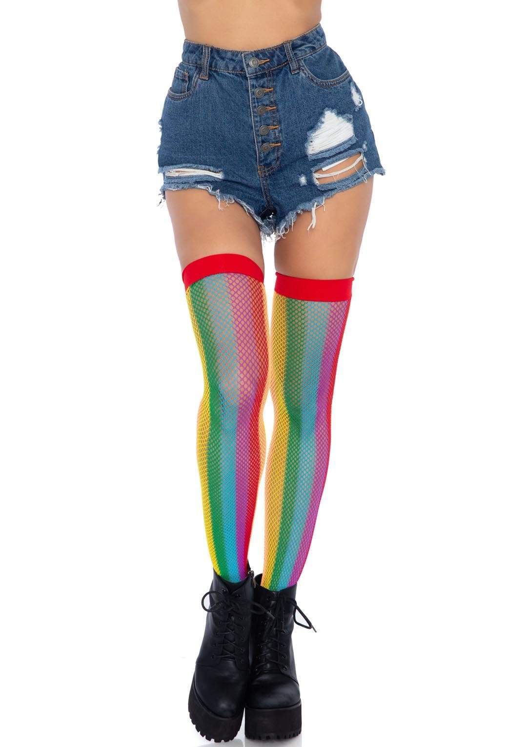 Colorful Temptation: Fishnet Dreams Await You