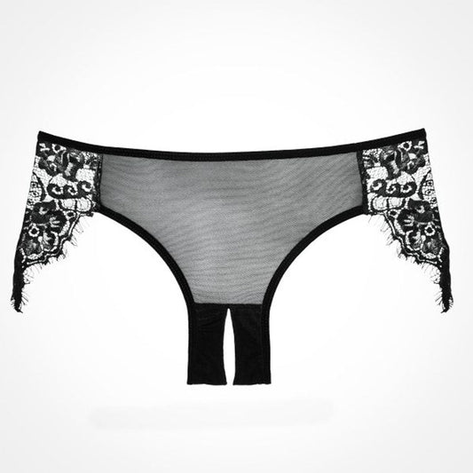 Whispers of Lace: Crotchless Temptation Unveiled
