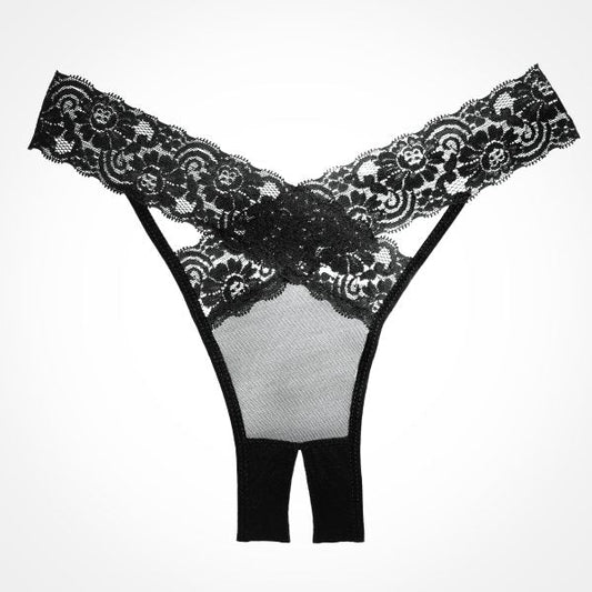 Whispers of Lace: Crotchless Temptation Unveiled