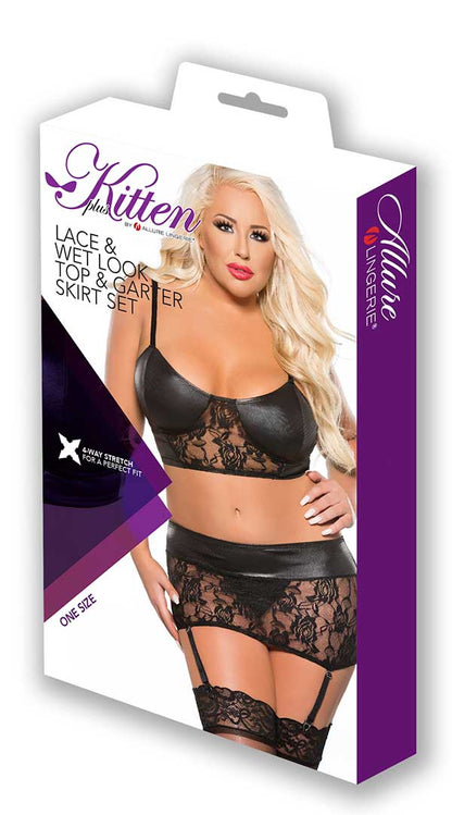 Lure Me in Lace & Wet Look Temptation