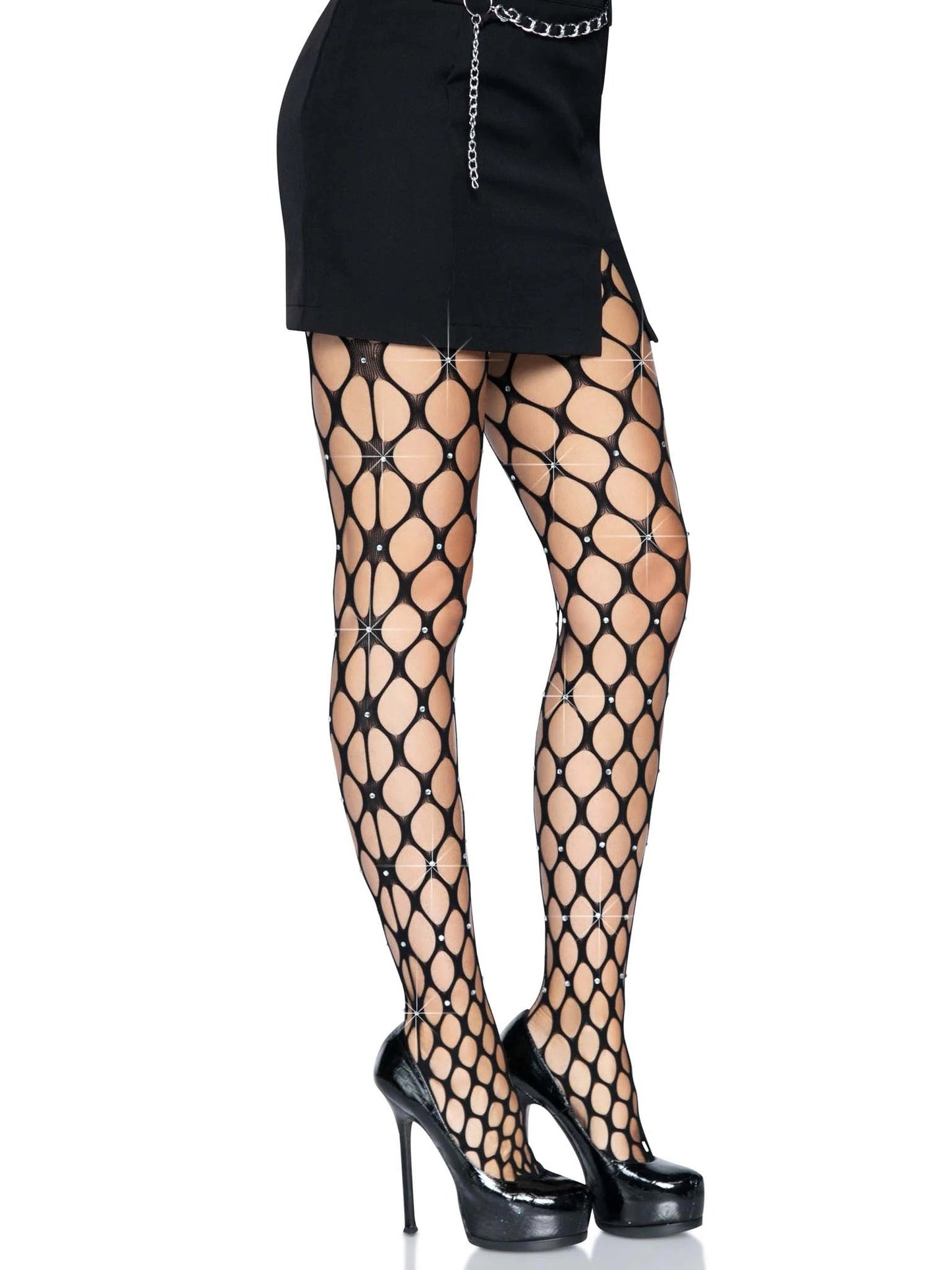 All Eyes on You Rhinestone Net Seduction