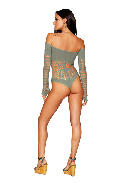 Whispers of Desire: Sage Long Sleeve Temptation