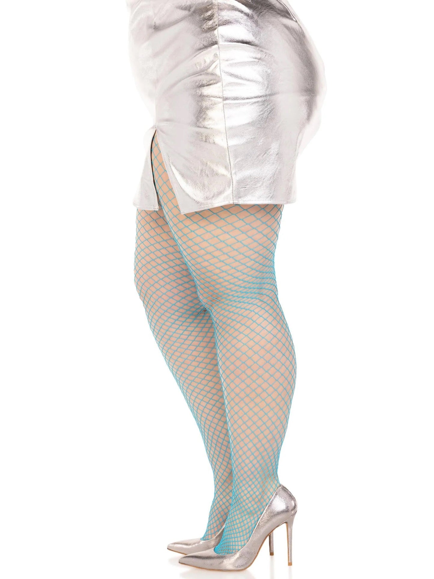 Neon Blue Temptation: Ensnare with Every Step