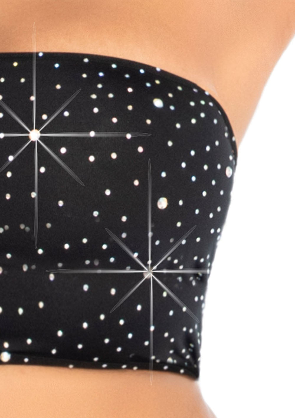 Rhinestone Temptation: Unveil Your Allure in Black