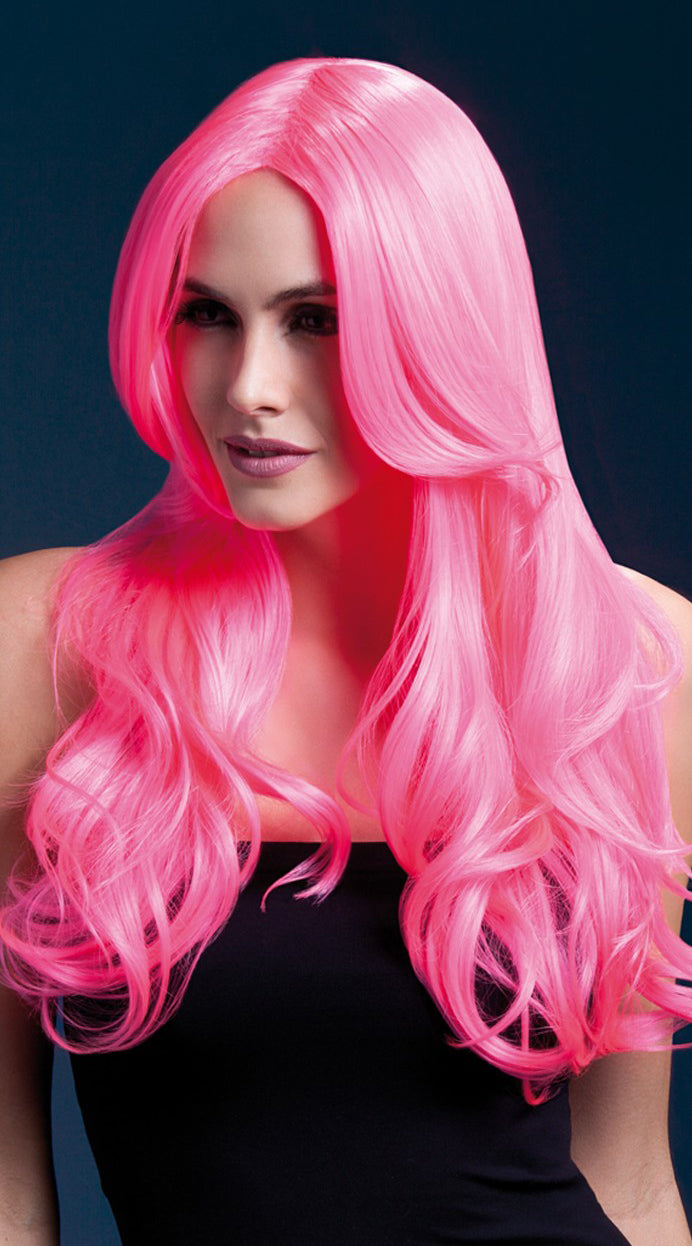 Electric Temptation: Neon Pink Waves Await You