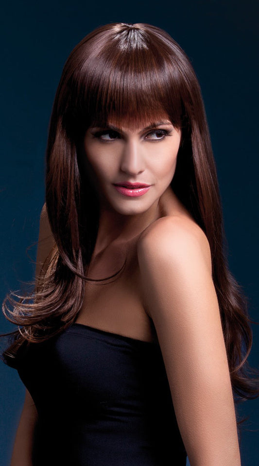 Whispers of Desire: Sienna's Seductive Brown Tresses