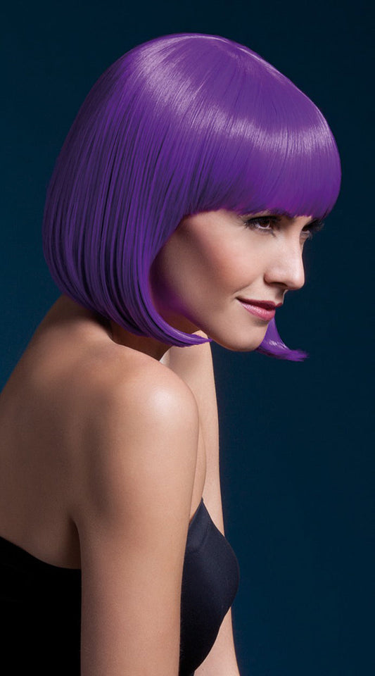 Seductive Siren: Enchanting Purple Bob Wig