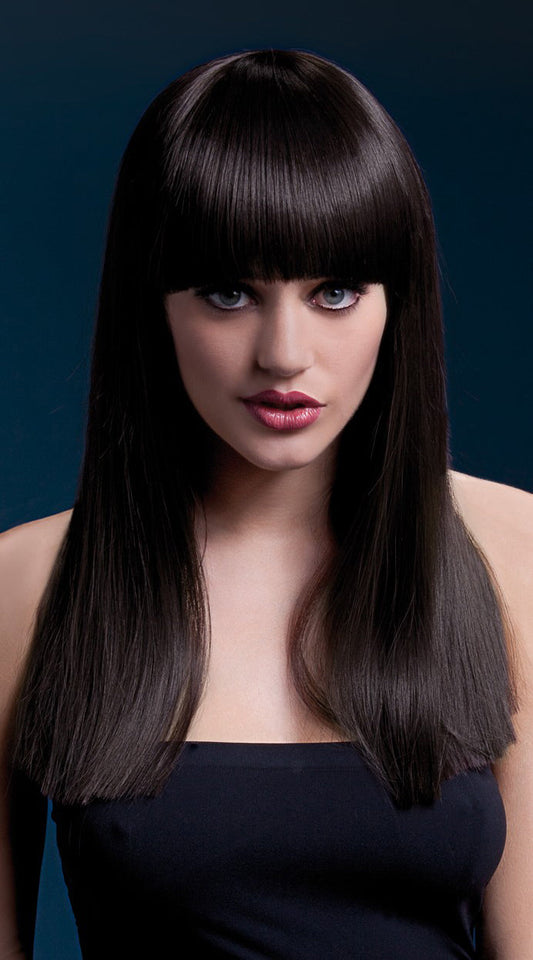 Seductive Siren: Brown Blunt Wig of Desire