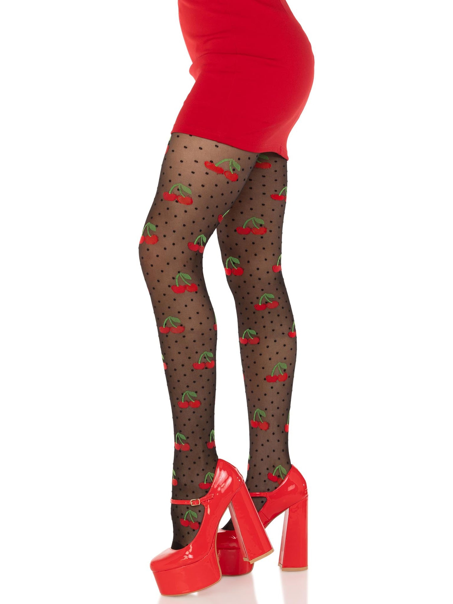 Seductive Cherry Dots: Envelop Yourself in Desire