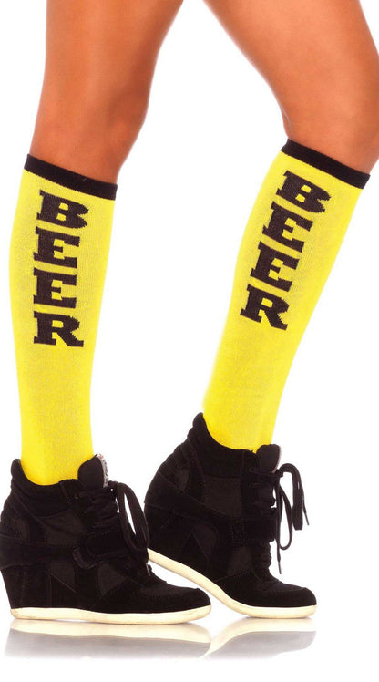 Savor the Night in Bold Beer Bliss Socks