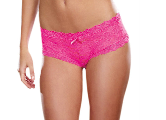 Hot Pink Temptation: Cheeky Lace That Beckons