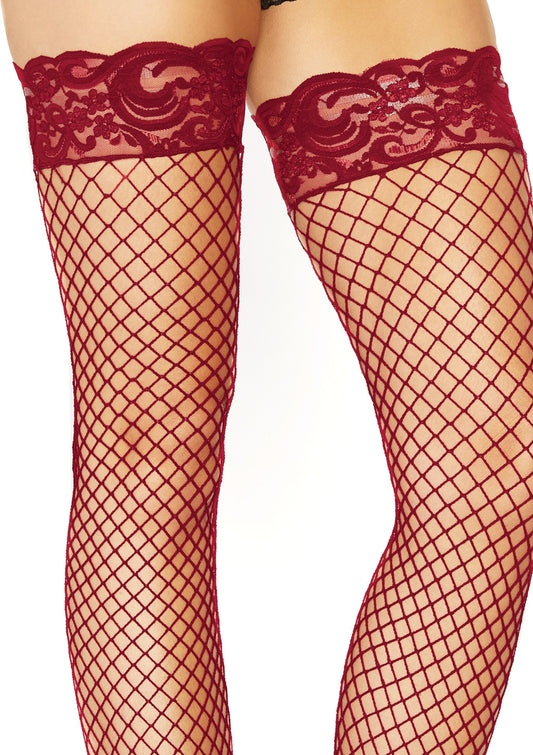 Enticing Embrace: Stay Up Fishnet Thighs