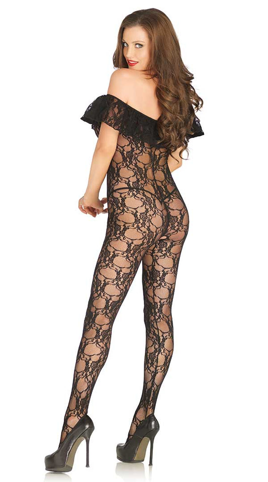 Whispers of Lace: Envelop in Floral Desire
