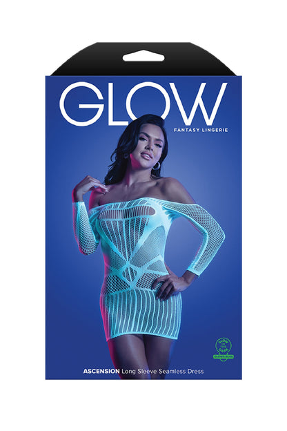 Moonlit Temptation: Glow in White & Blue