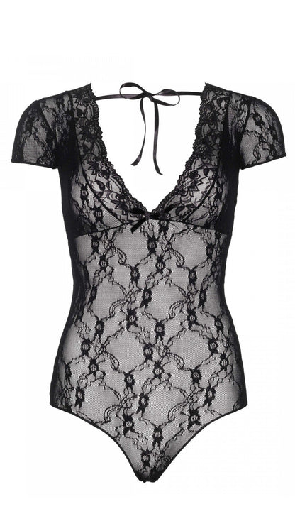 Whispers of Desire Floral Lace Teddy