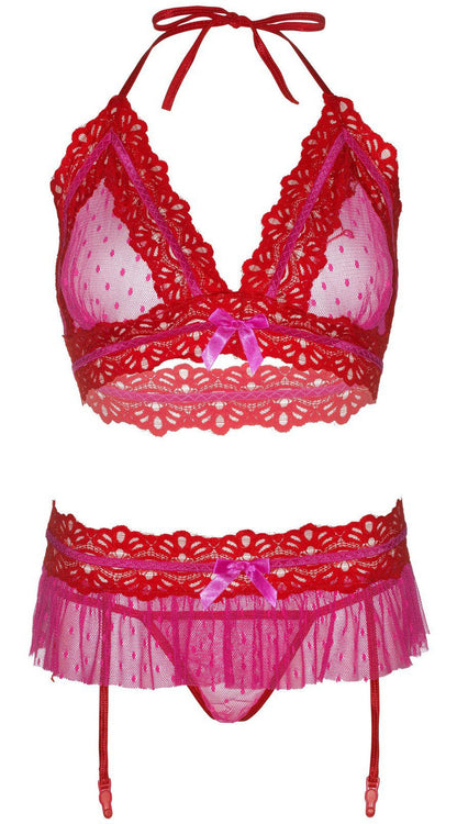 Dare to Desire: Dotted Lace Temptation Set