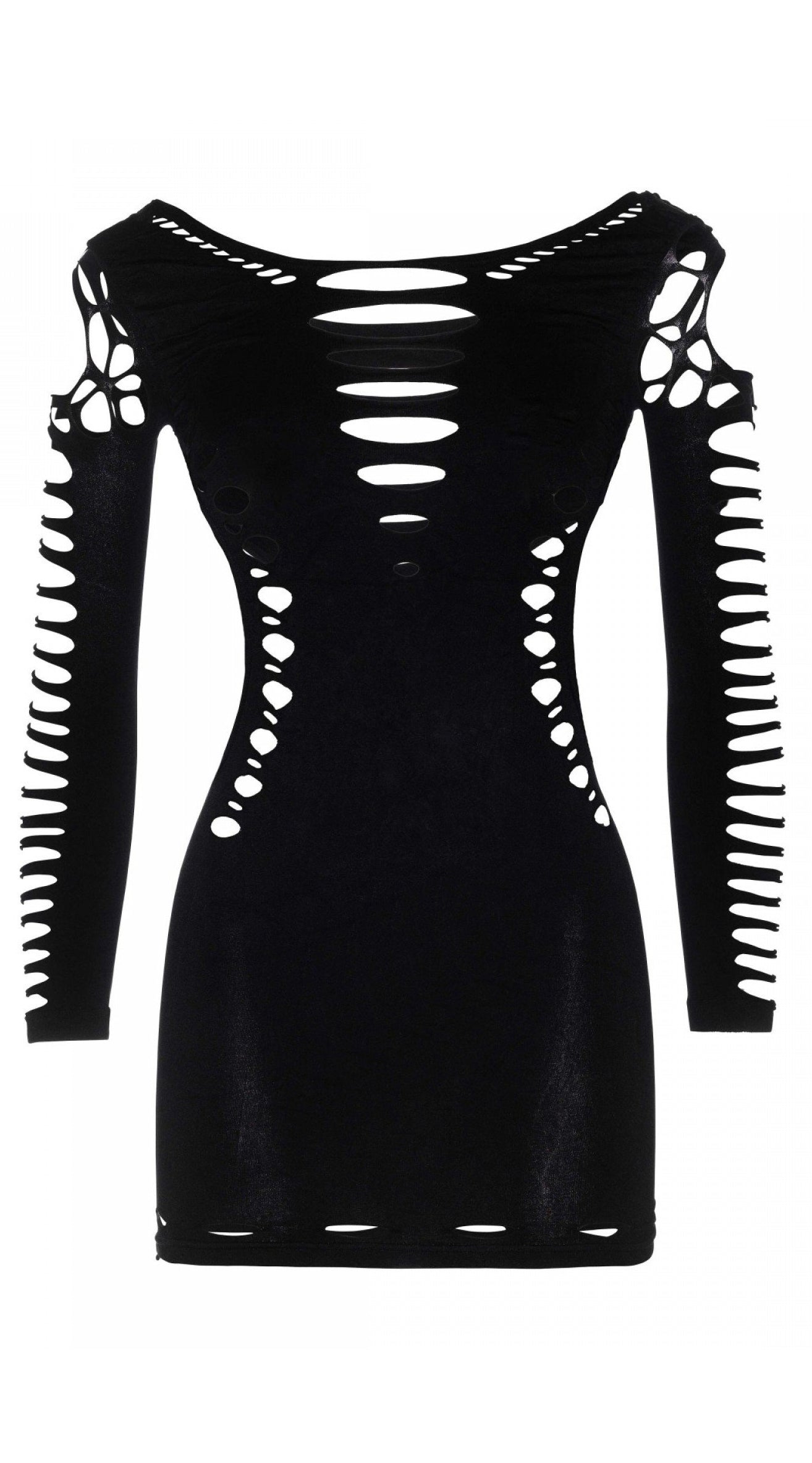 Shredded Temptation Mini Dress for Irresistible Allure