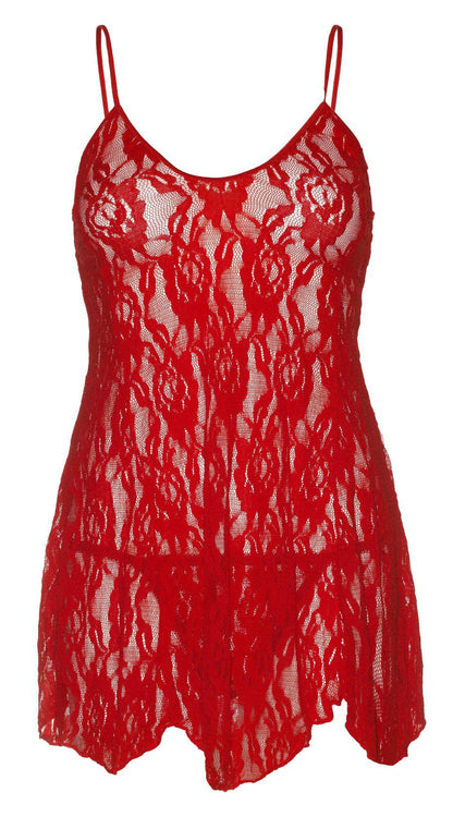 Whispers of Desire Rose Lace Set