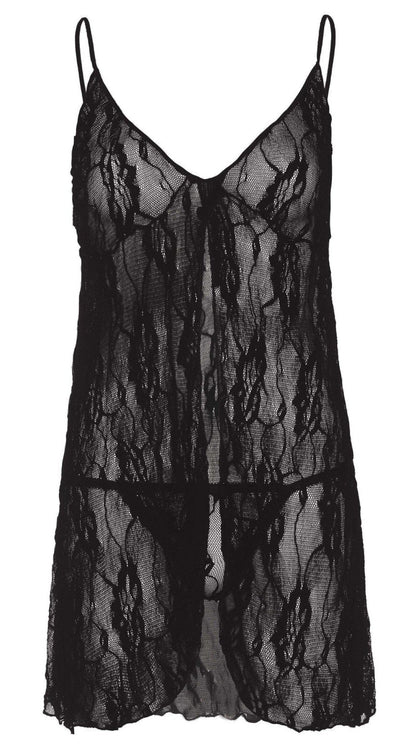 Whispers of Lace: Enchanting Babydoll & G-String