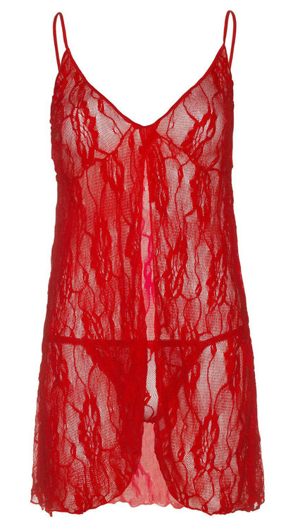 Whispers of Lace: Enchanting Babydoll & G-String