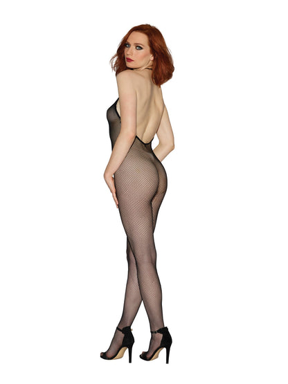 Enticing Embrace: Seamless Fishnet Temptation