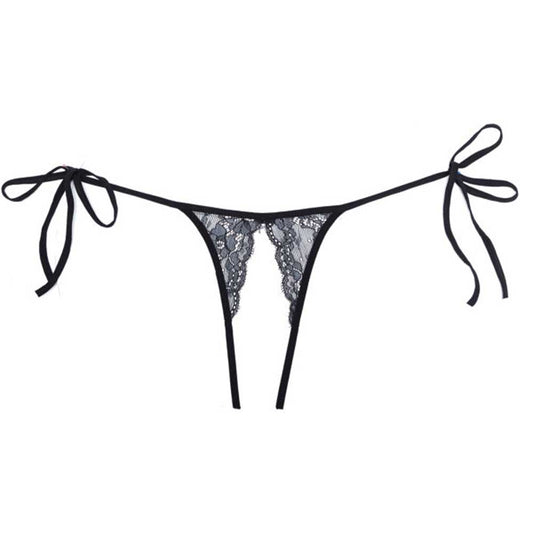 Sweet Surrender Lace Panty in Black