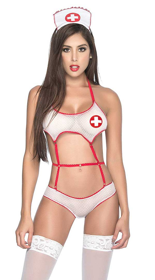 Seductive Nurse Fantasy: Temptation in White