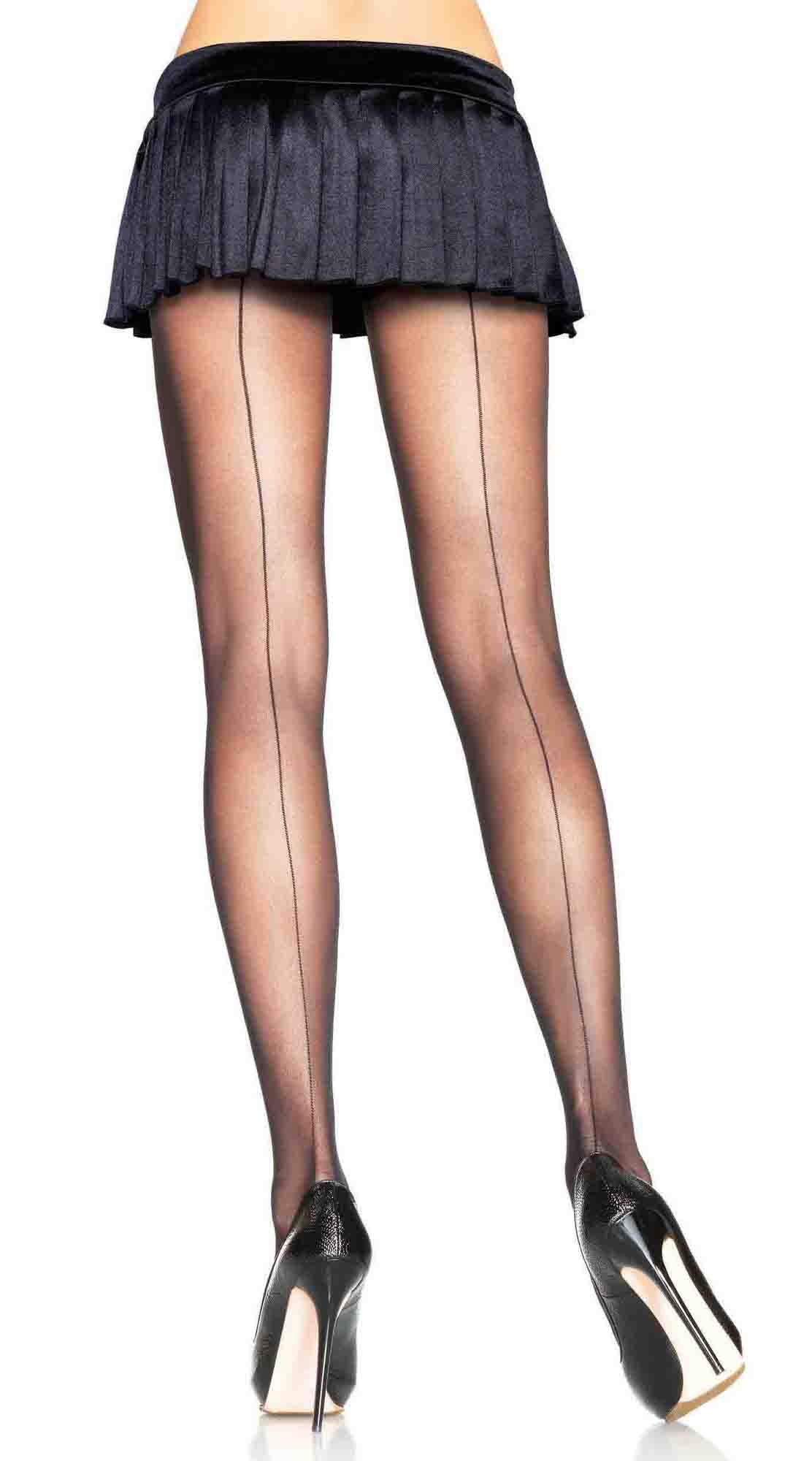 Seductive Sheer Backseam Temptation for Every Curve