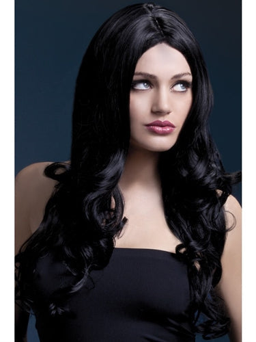Seductive Siren: Black Curl Temptation Wig