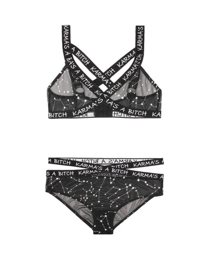 Unleash Your Inner Vixen: Metallic Mesh Temptation Set