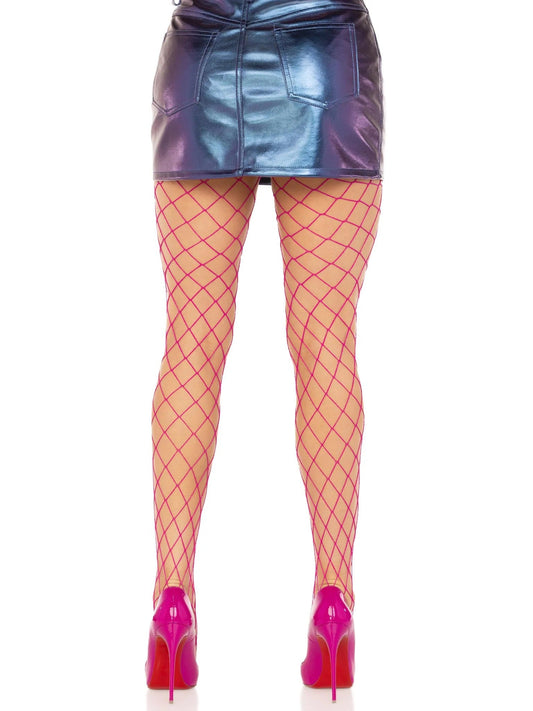 Enticing Magenta Net Tights: Unleash Your Inner Temptress