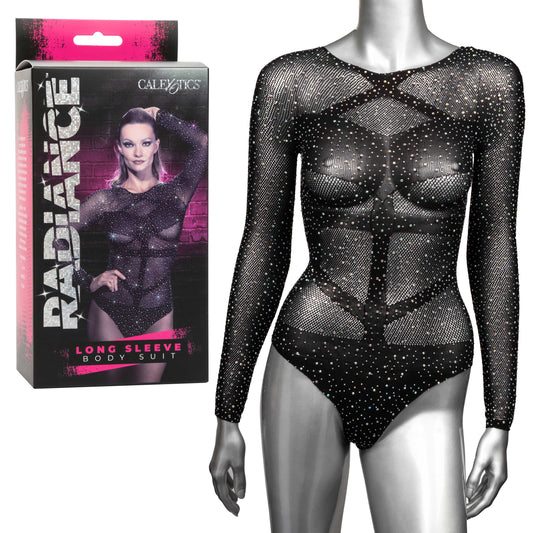 Melt Into Me: Radiant Black Temptation Bodysuit