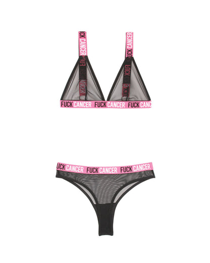 Unleash Your Boldness: Cancer-Fighting Bralette & Cheeky Set