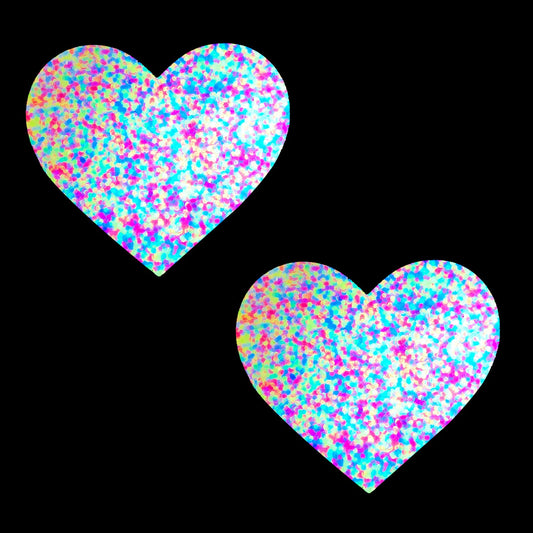 Sweet Temptation: Neon Glitter Nipztix Pasties