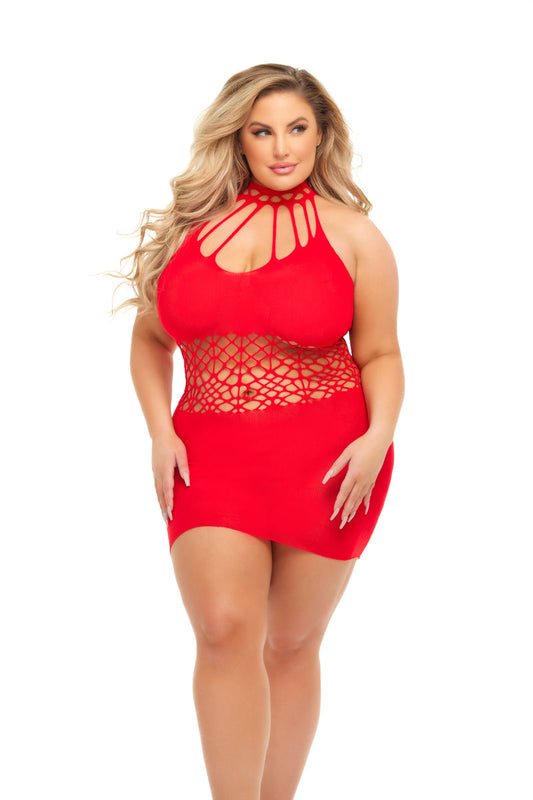Entice and Ensnare: The Red Temptation Dress