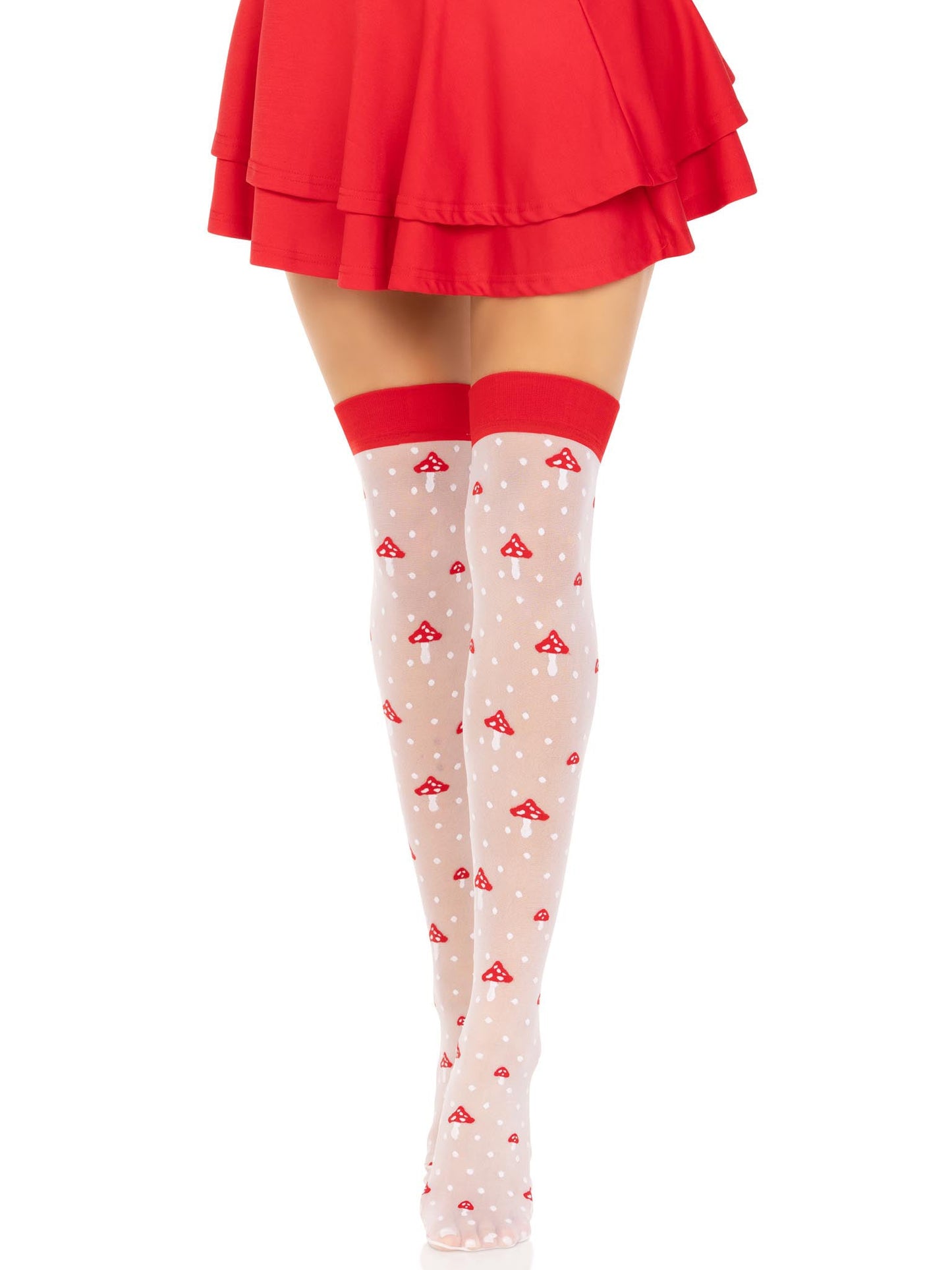 Dare to Dream: White & Red Polka Dot Temptation