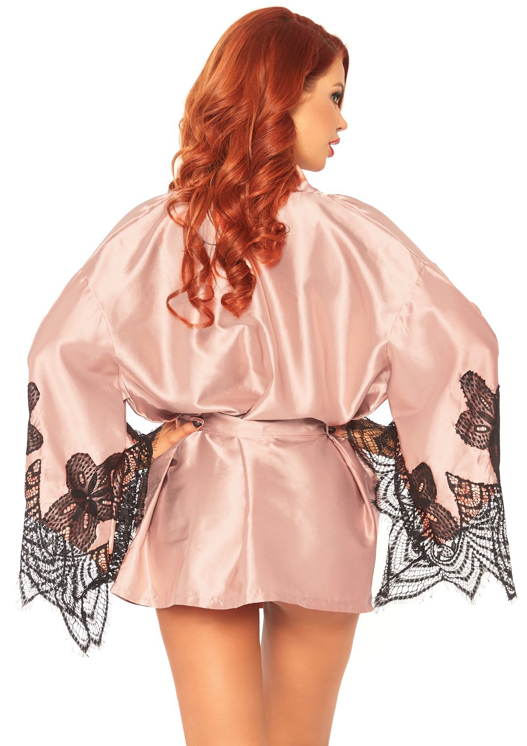 Whispers of Desire Satin Robe Set